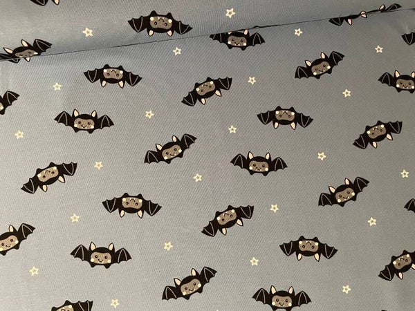 Baumwolljersey Fledermaus