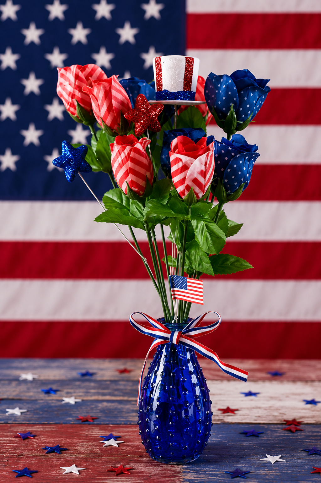 4th of July Patriotic Rose Celebration