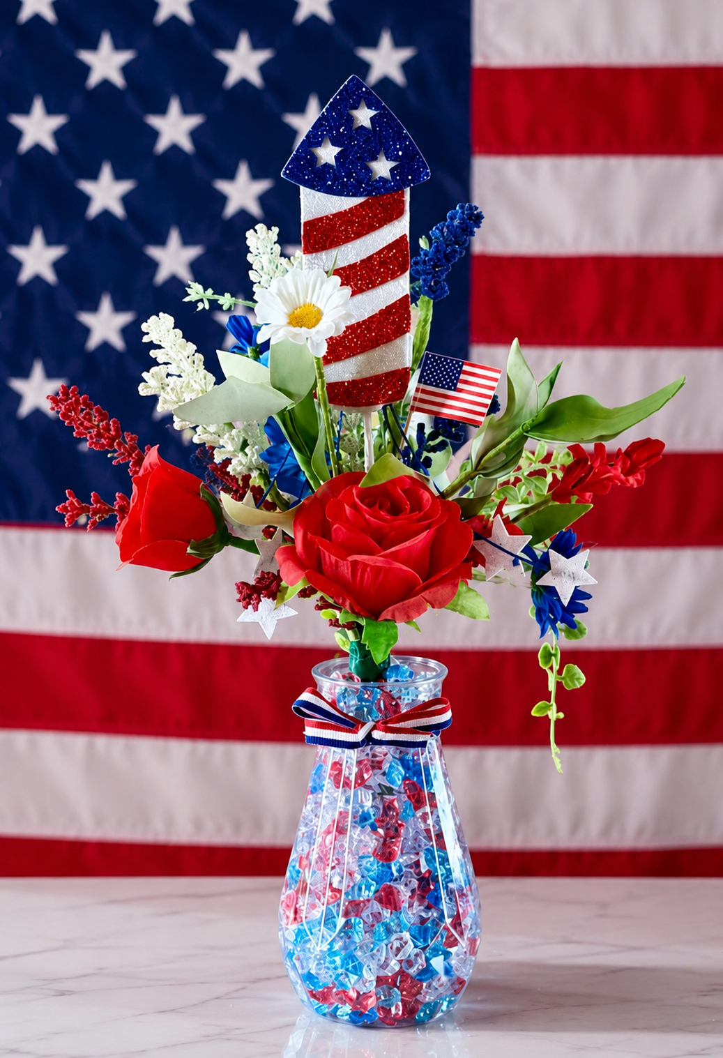 4th of July Patriotic Firecracker Bloom