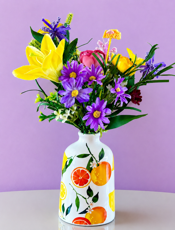 Lavender Mixed Fruit & Flowers