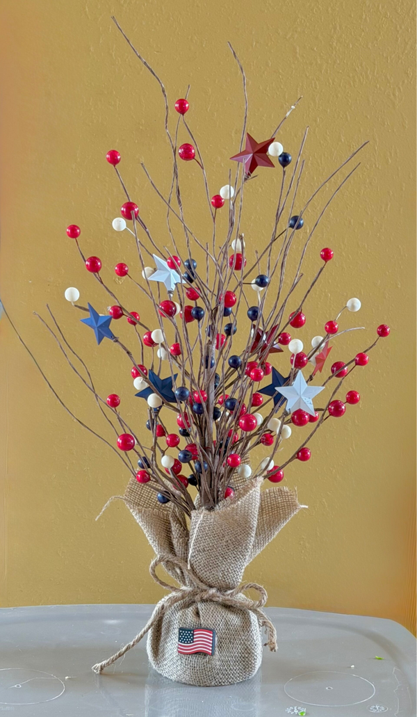 Fourth of July - Stars & Berries Tree 🇺🇸