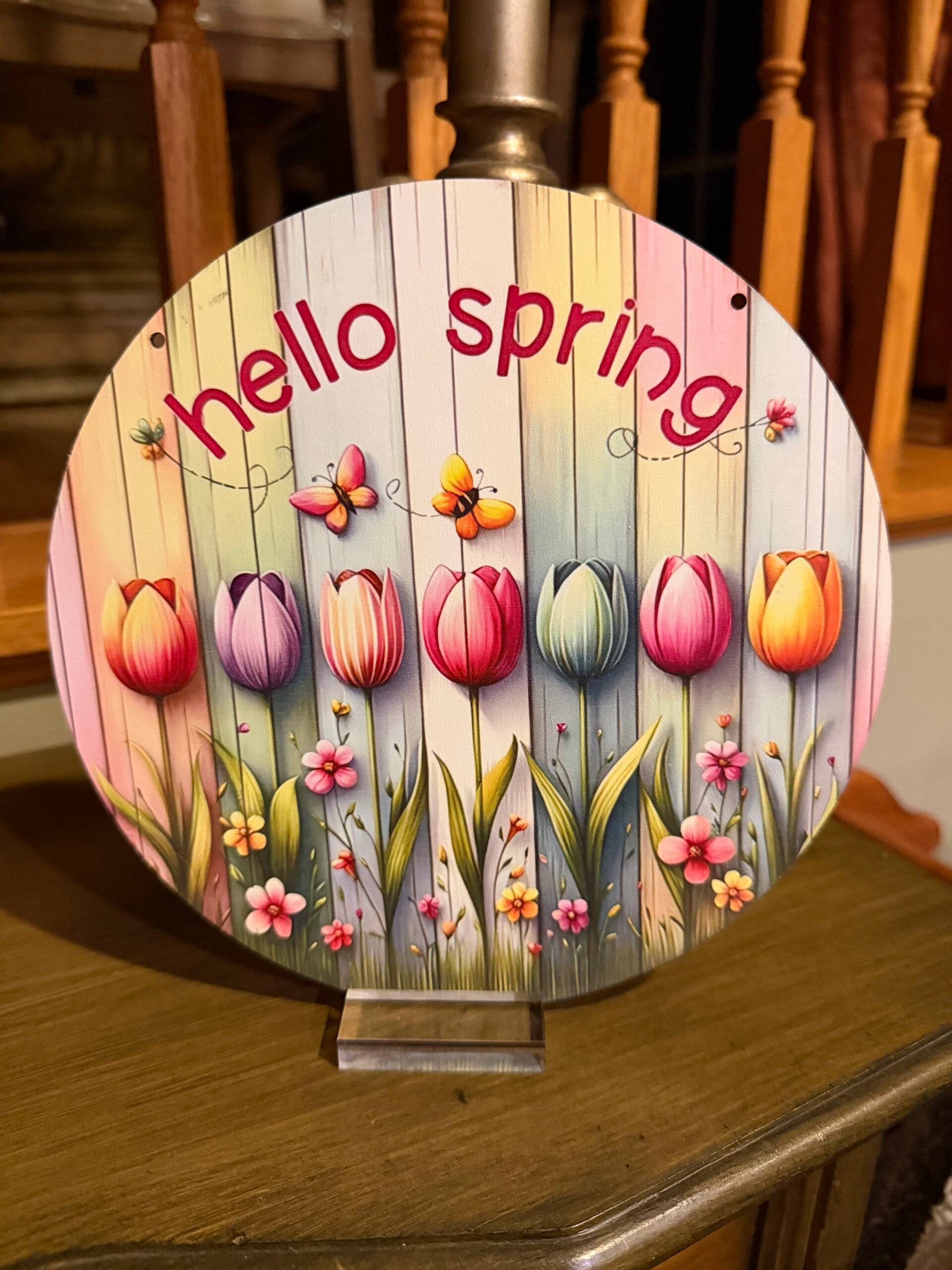 2D Wood  Hello Spring