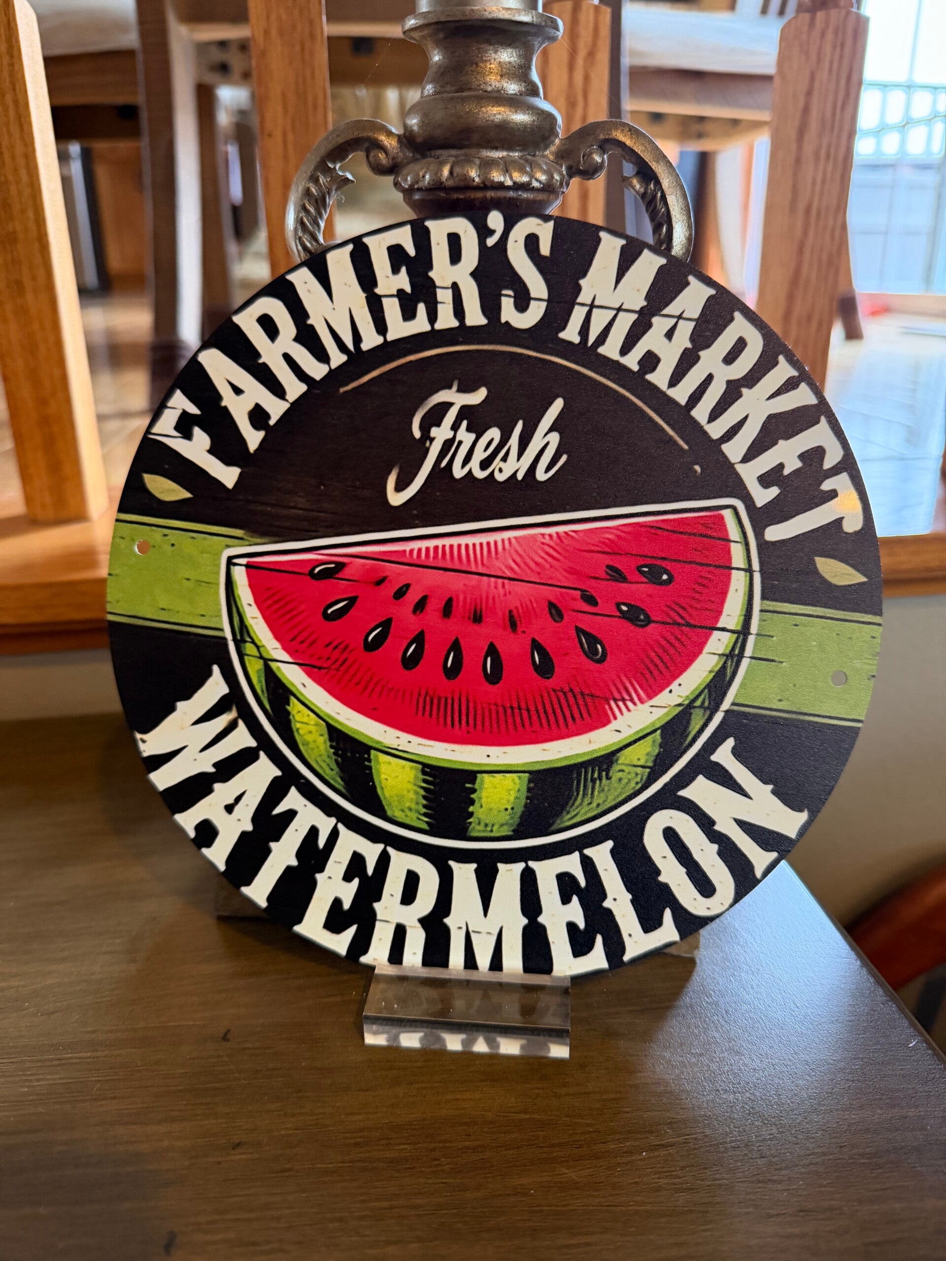2D Metal  Farmers Market Watermelon 🍉