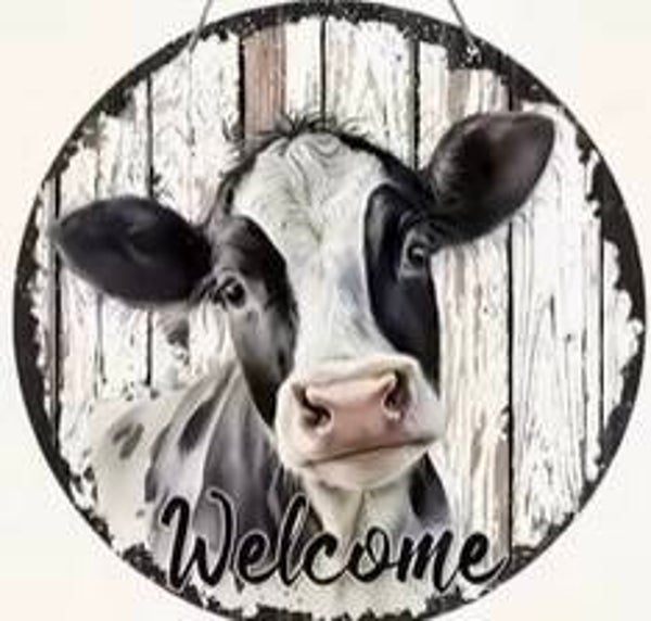 2D Wood Cow
