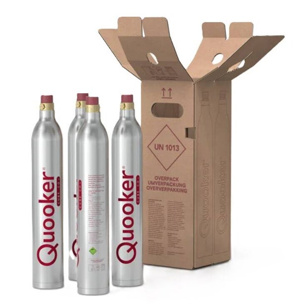 Set van 4 CO₂-cilinders