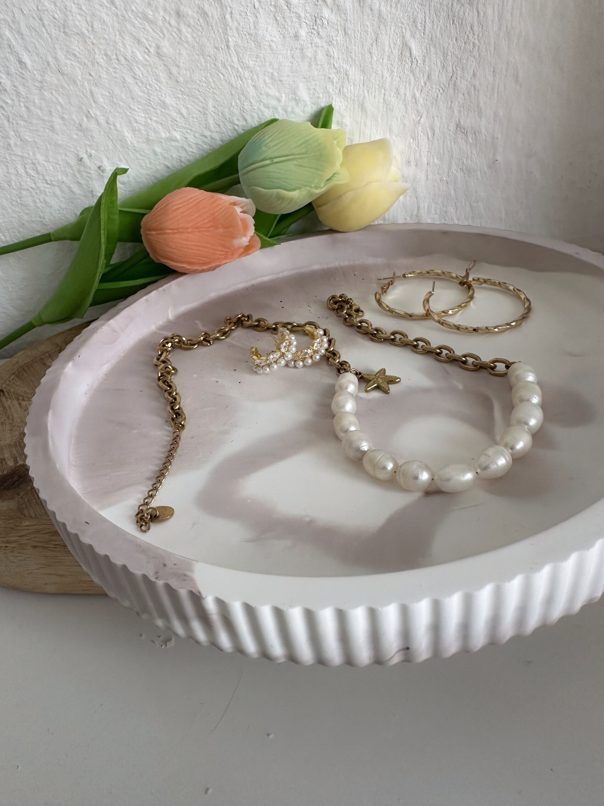 handgegossen Dekoteller aus Raysin,