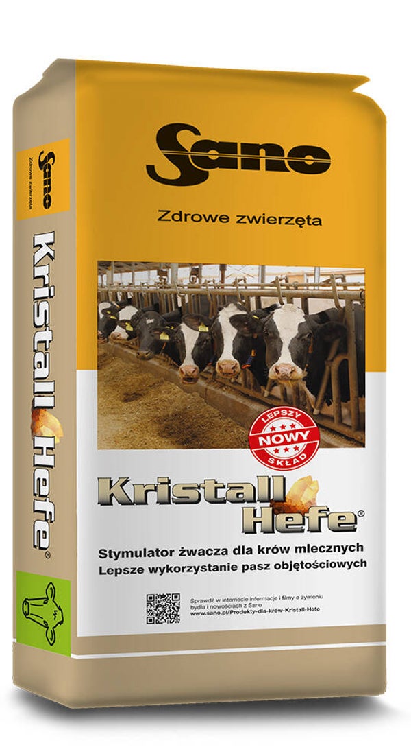 Sano Kristal Hefe - Żywe kultury drożdży dla krów i opasów 25kg