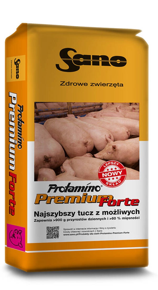 Sano Protamino Premium Forte - Zaawansowany koncentrat dla tuczników 25kg
