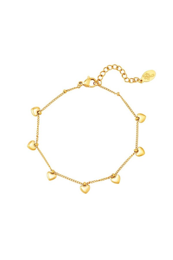 Armband Bedels Hartjes