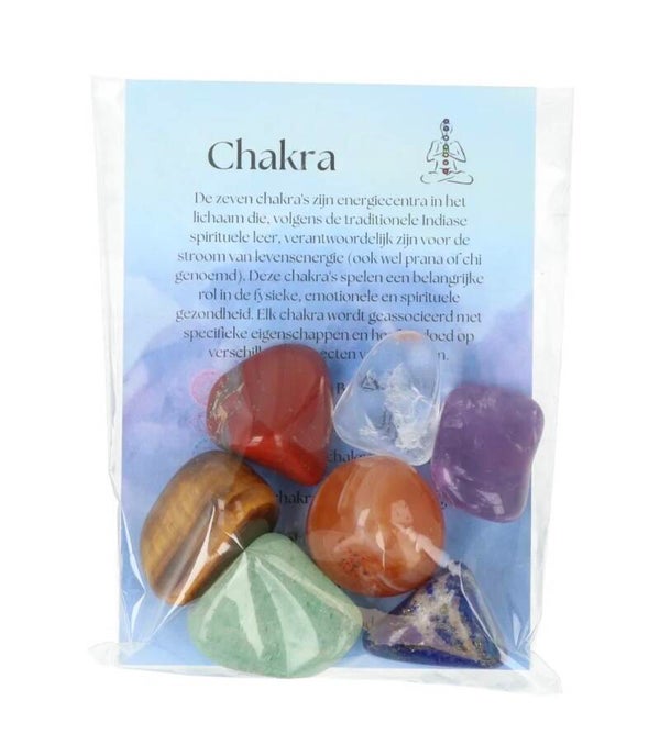 Setje Chakra stenen