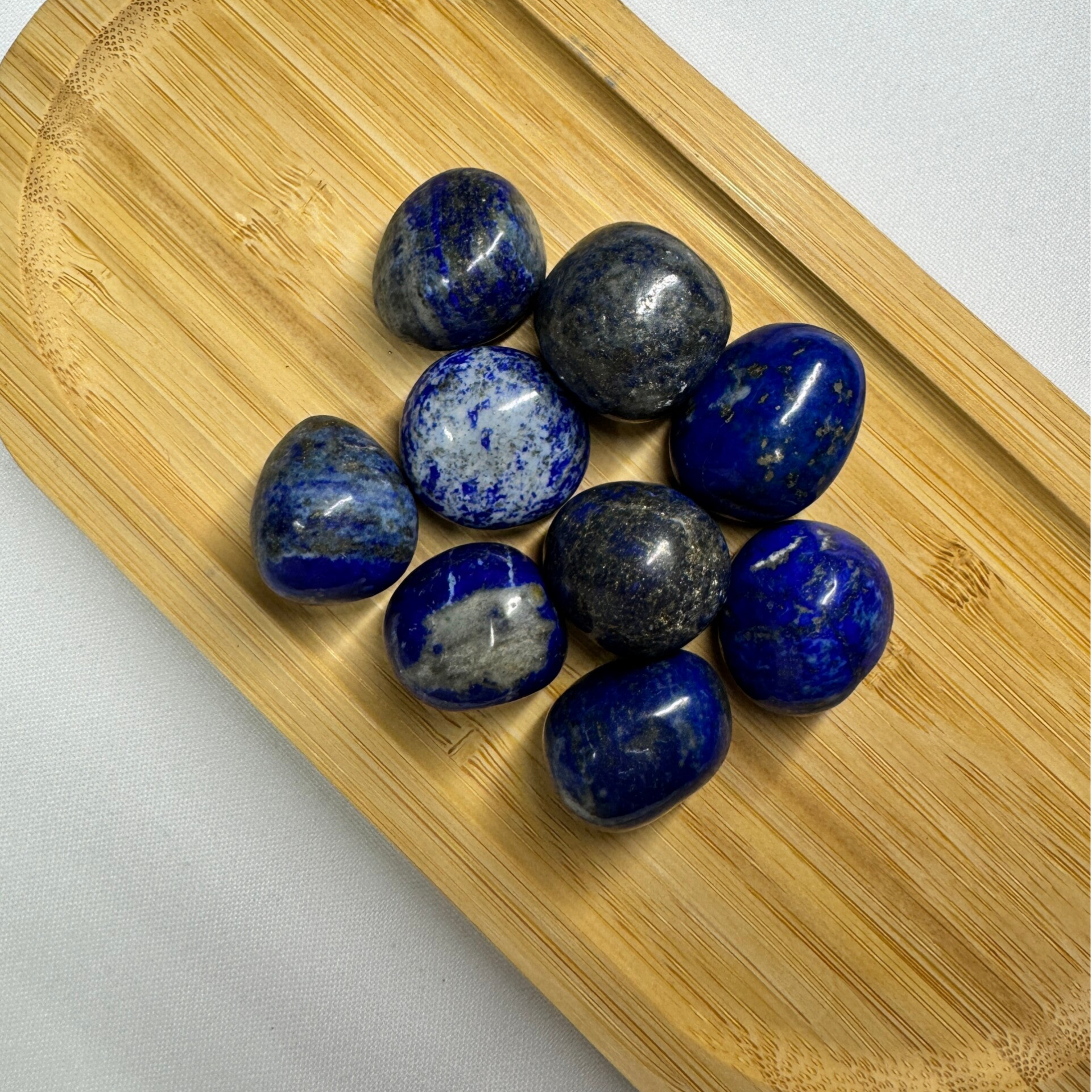 Lapis Lazulli trommelsteen rond