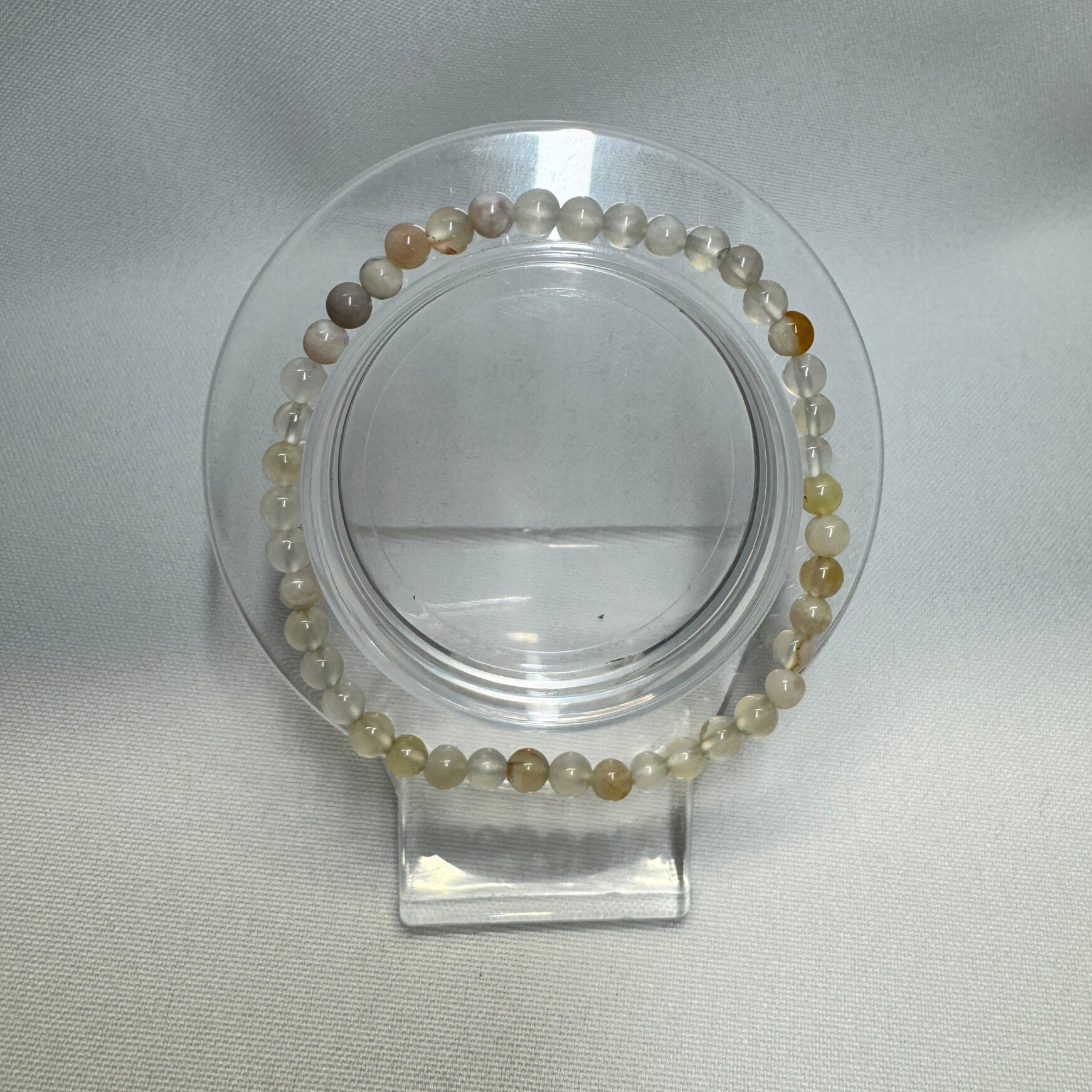 Armband Bloemagaat 4mm