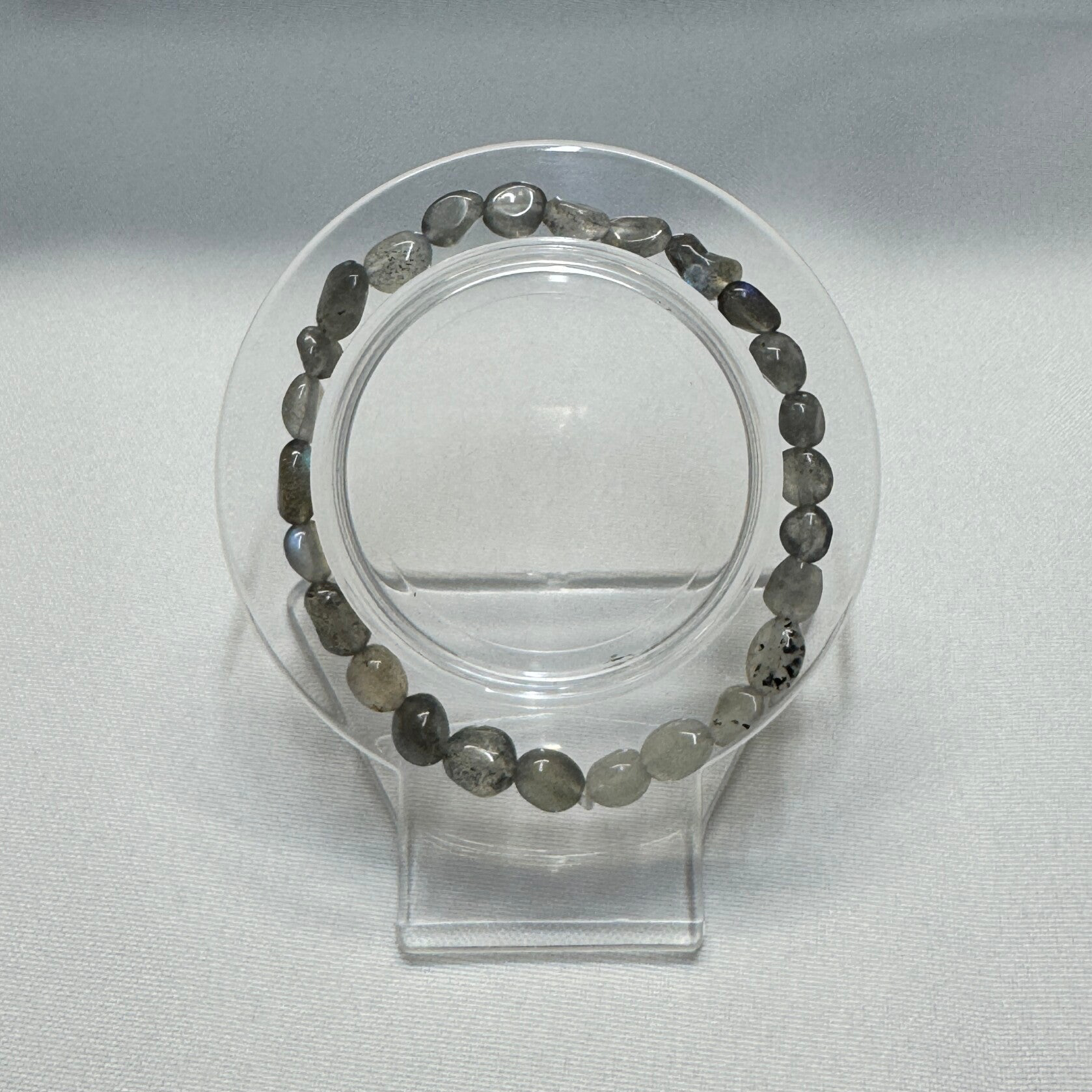 Armband Labradoriet trommelsteen