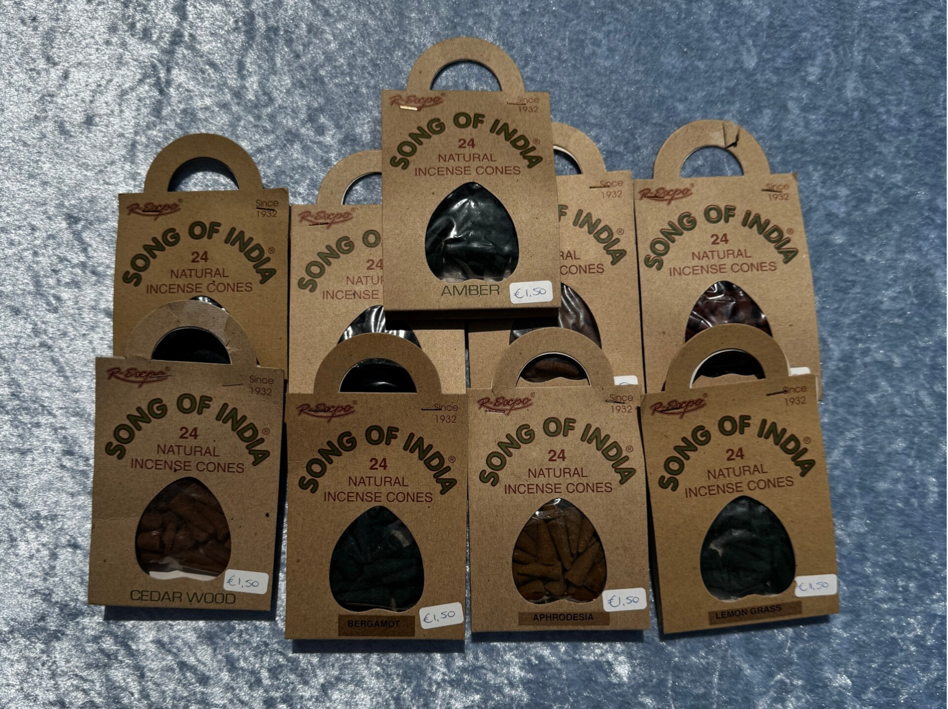 Song of india natural incense cones