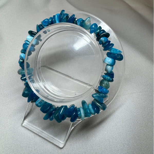 Split armband Blauwe Apatiet
