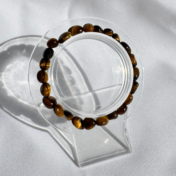 Armband Tijgeroog trommelsteen