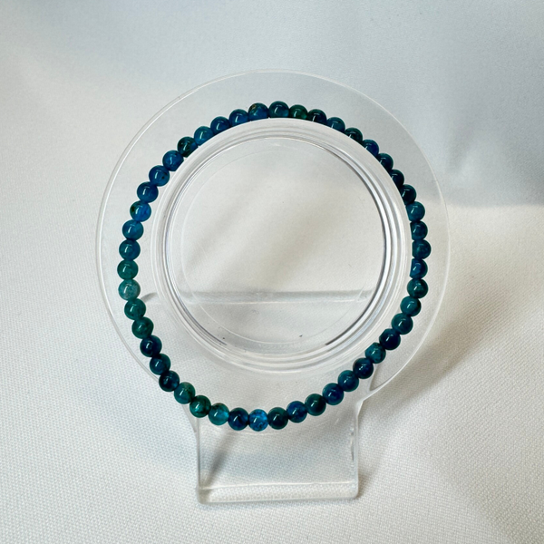Armband Blauwe Apatiet 4mm