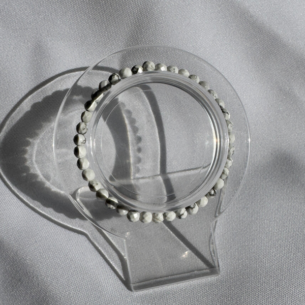 Armband Howliet 4mm (facet geslepen)