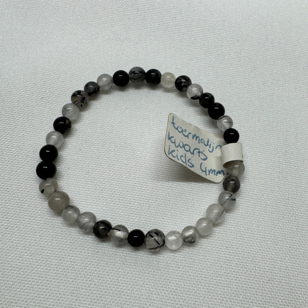 Kinderarmband Toermalijnkwarts 4mm