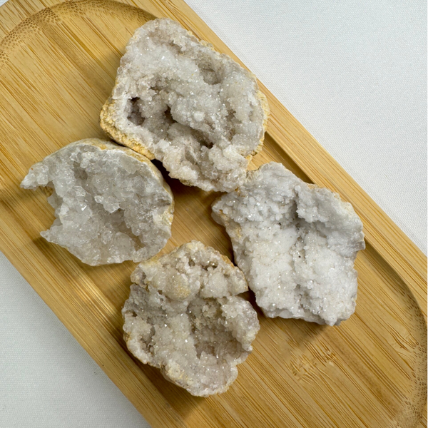 Bergkristal geode stuk