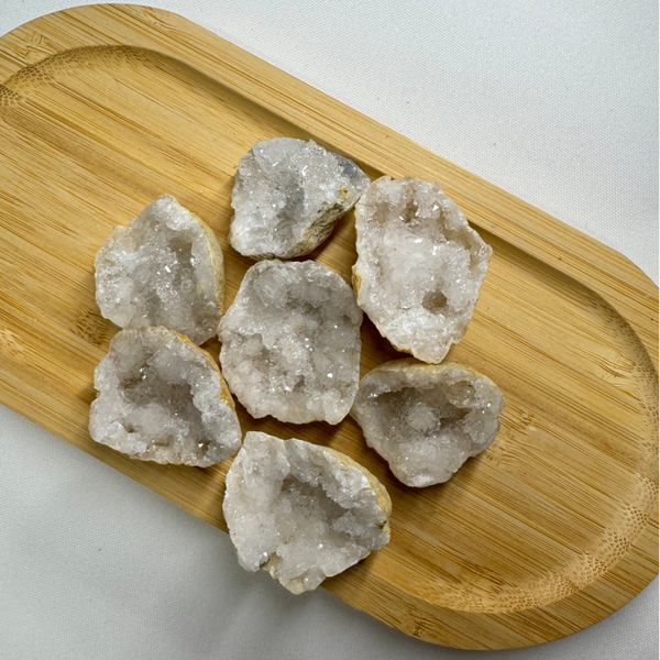 Bergkristal geode stuk