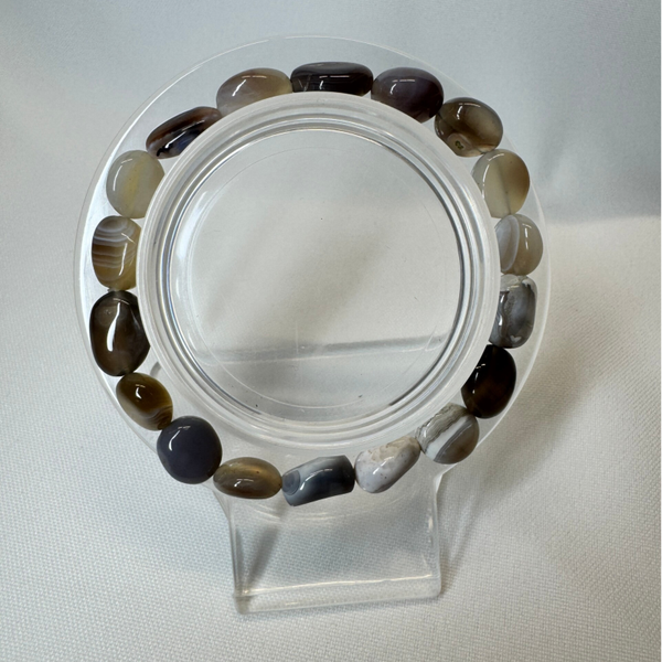 Armband Botswana Agaat trommelsteen