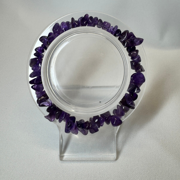 Split armband Amethist
