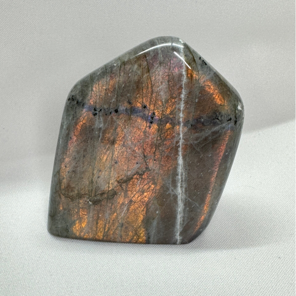 Labradoriet freeform paars/goud