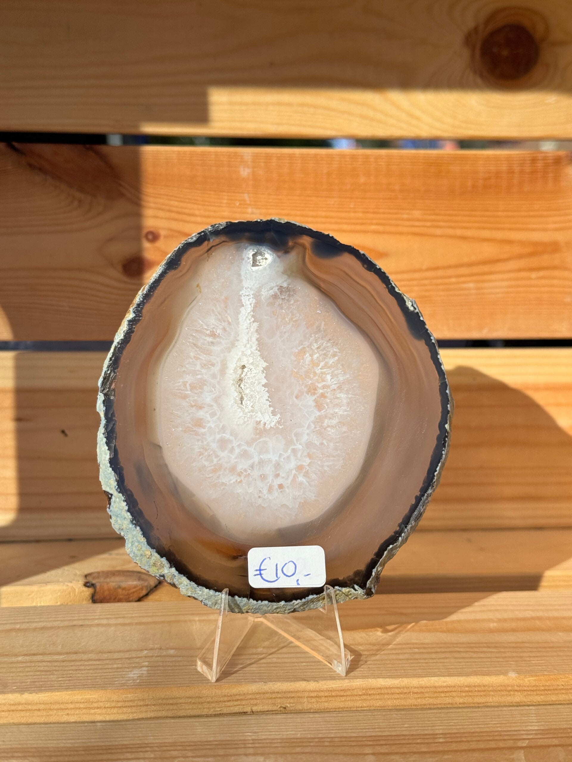 Agaat schijf natuurlijk