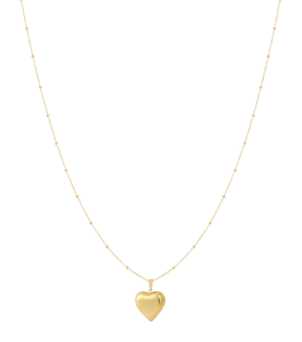 Long heart ketting