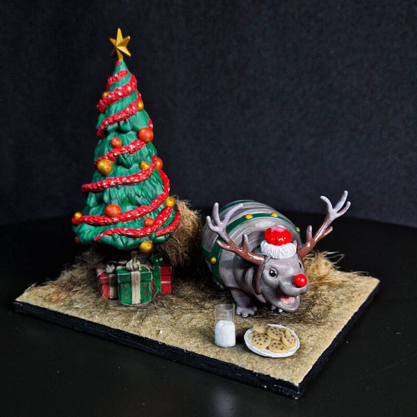 Christmas Moo Deng
