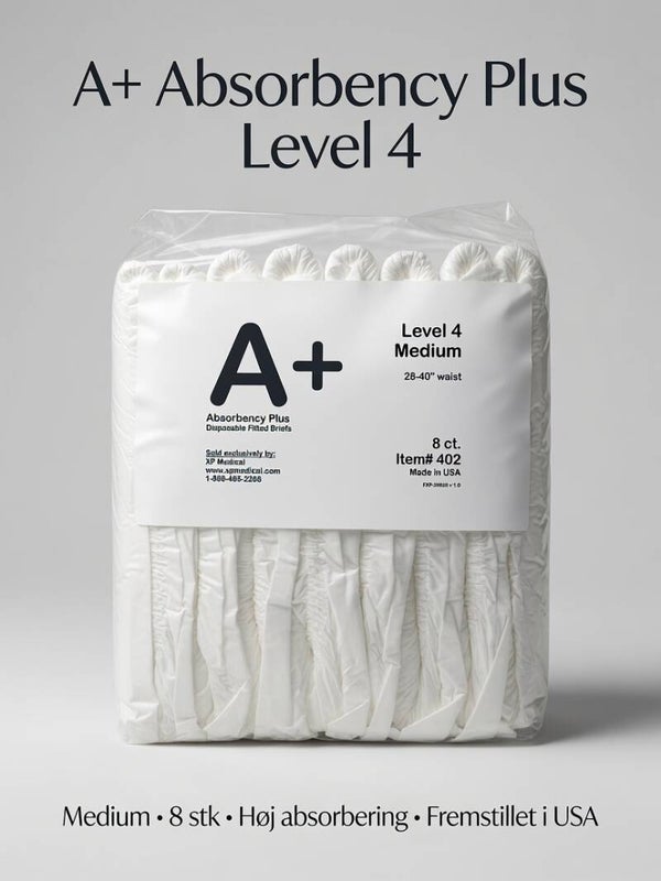 A+ Absorbency Plus – Level 4 (Medium) 8 stk.