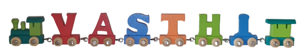 Lettertrein met de naam Vasthi