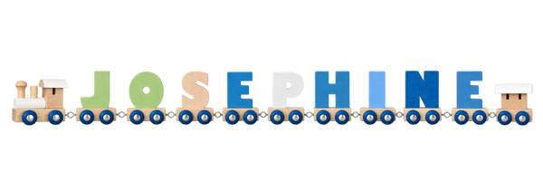 Lettertrein met de naam Josephine