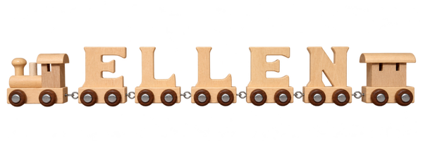 Lettertrein met de naam Ellen