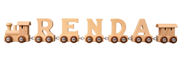 Lettertrein met de naam Renda