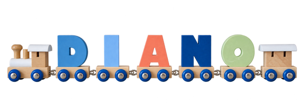 Lettertrein met de naam Diano