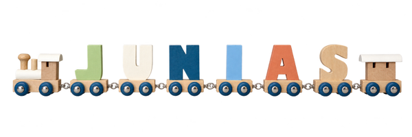 Lettertrein met de naam Junias