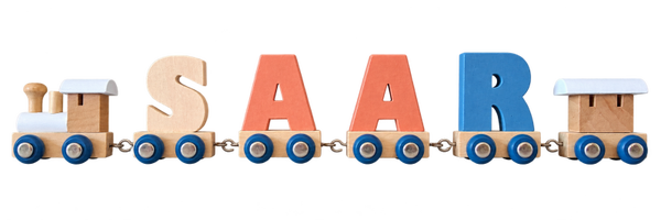 Lettertrein met de naam Saar