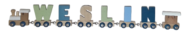 Lettertrein met de naam Weslin