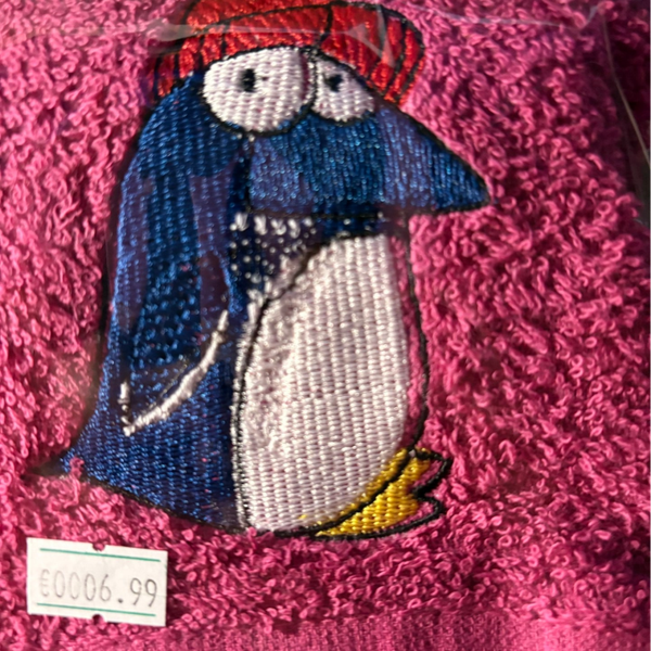 Gästetuch Pinguin mit Mütze