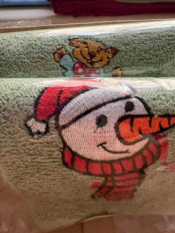 Gästetuch Schneemann