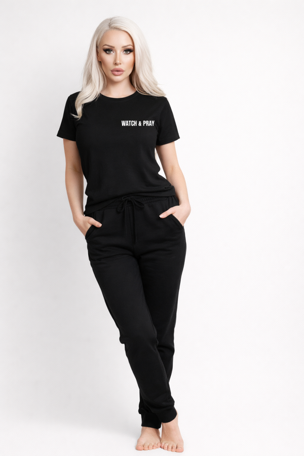 Watch & Pray – Organic Cotton Unisex T-Shirt