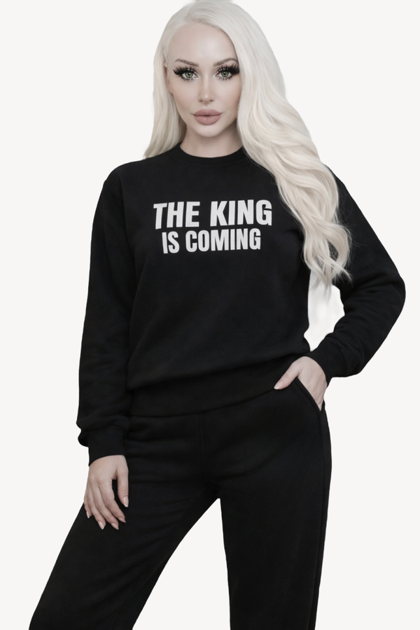 The King Is Coming – Organic Cotton Unisex Pullover