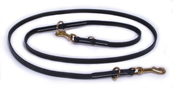 LAISSE DE DRESSAGE - CUIR COUSU