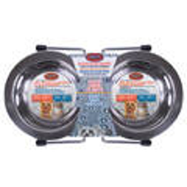BOL DOUBLE INOX. AVEC MOTIF EN RELIEF