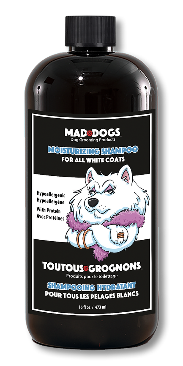 Shampoing Hydratant Mauve pour tous les pelages blancs