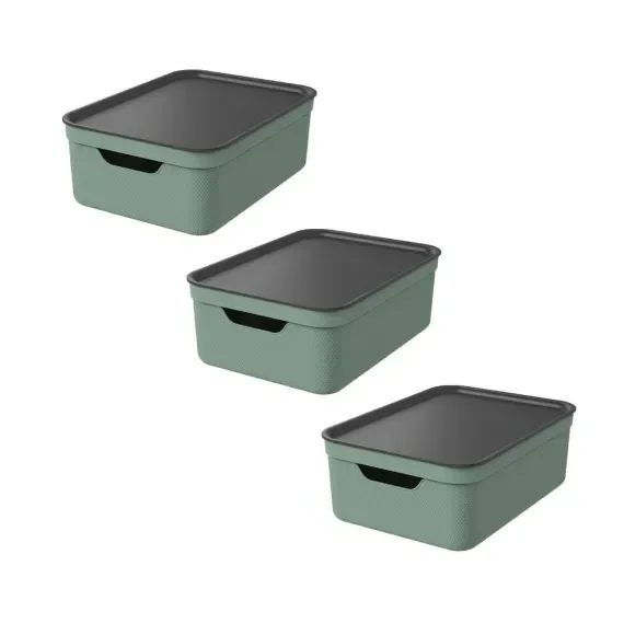 Cutie de Depozitare – 20 L, cu Capac și Mânere | Organizare Practică și Durabilitate