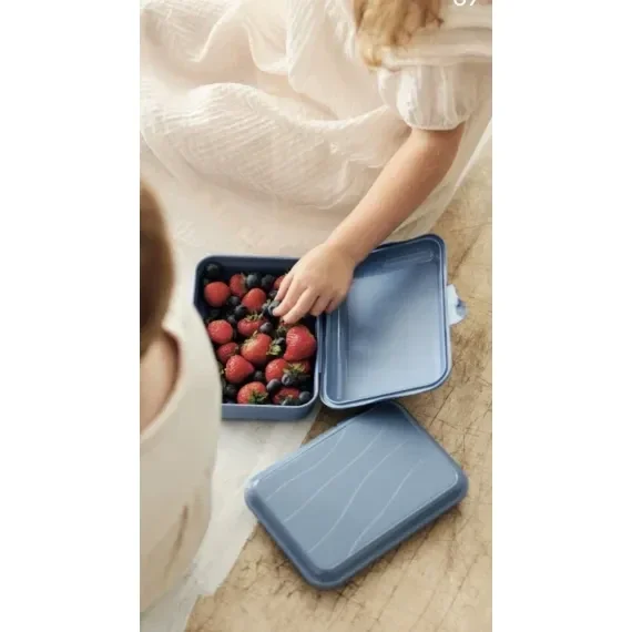 Caserolă pentru Prânz și Școală – Albă, Transparentă | Practică, Ușoară și Ideală pentru Zilnic