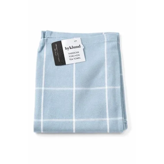 Prosop de Bucătărie Byrklund – 100% Bumbac, 50×70 cm, Albastru cu Model în Carouri